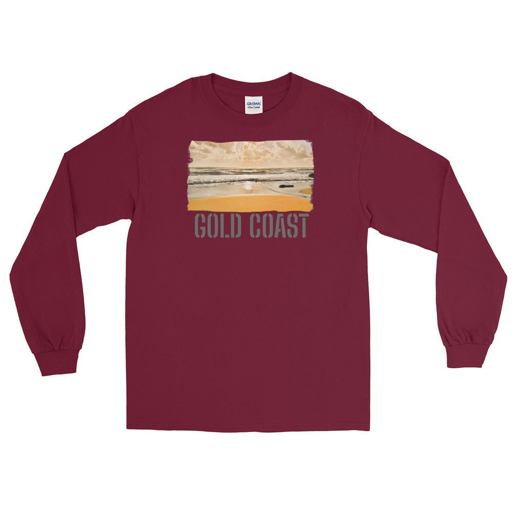 Men’s Long Sleeve Shirt/Gold Coast/Personalised