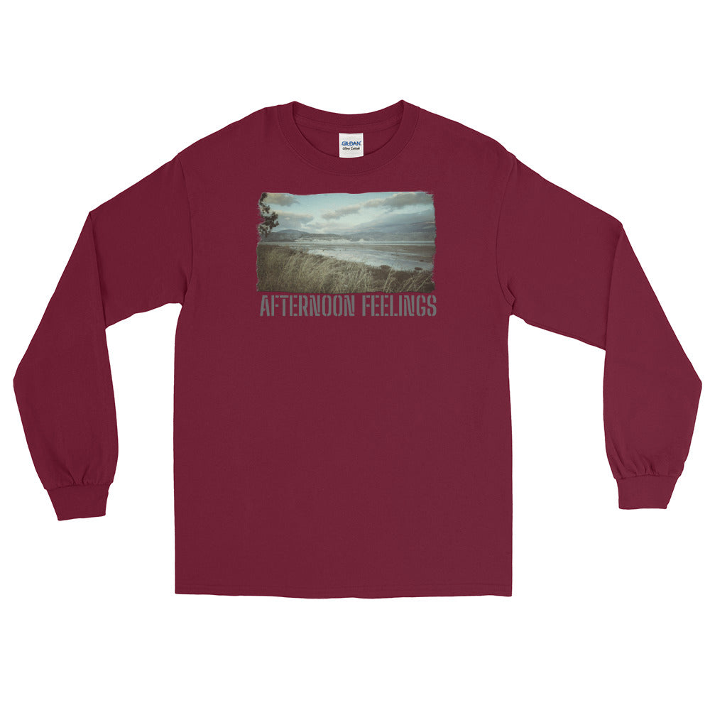 Men’s Long Sleeve Shirt/Afternoon Feelings/Personalized