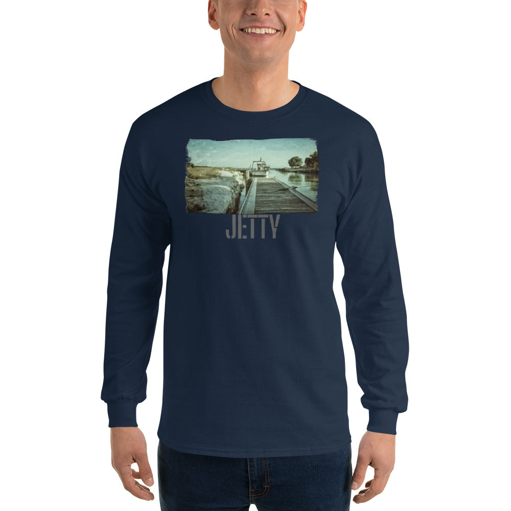 Men’s Long Sleeve Shirt/Jetty/Personalised