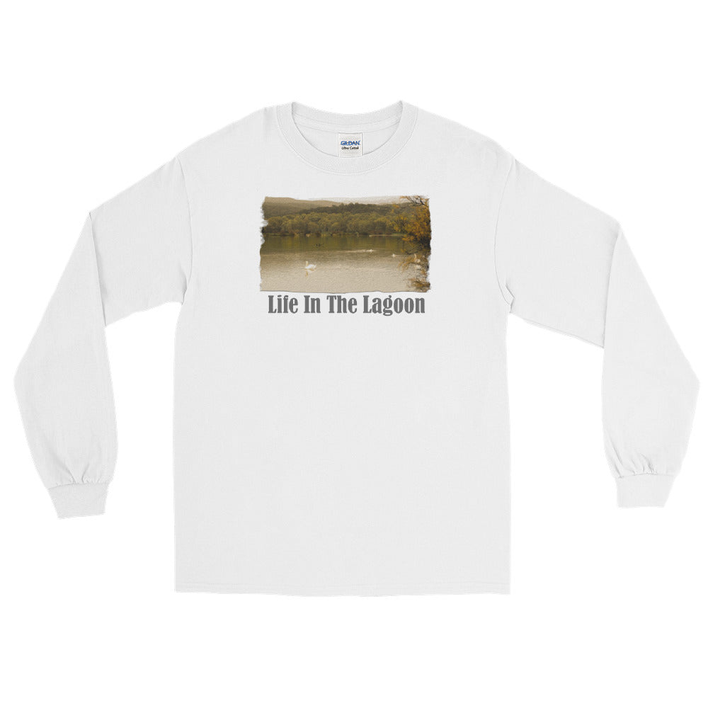 Men’s Long Sleeve Shirt/Life In The Lagoon/Personalized
