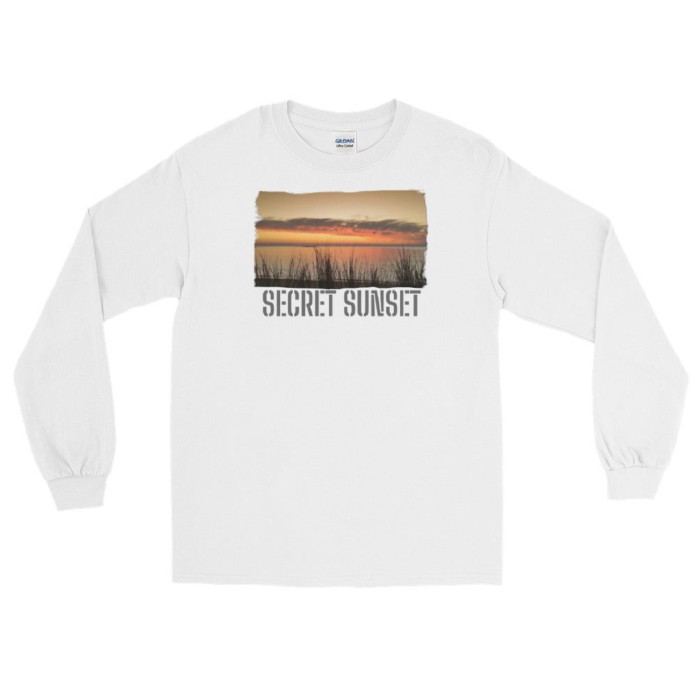 Men’s Long Sleeve Shirt/Secret Sunset/Personalised