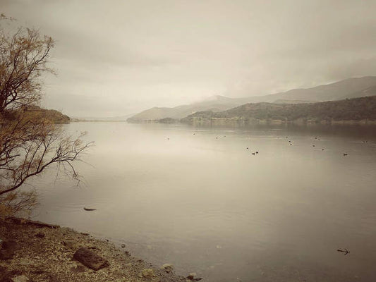 Moody afternoon at the lagoon - Art Print