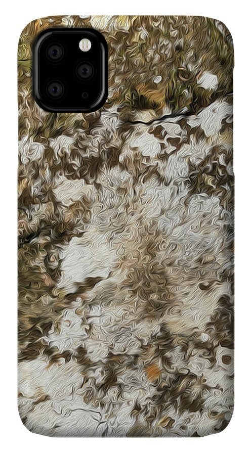 Natural Lichen On Stone-Oil Effect - Phone Case - Enet Images