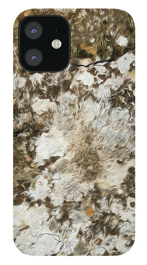 Natural Lichen On Stone-Oil Effect - Phone Case - Enet Images