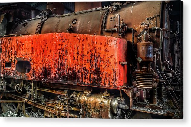 Old Locomotive  - Acrylic Print