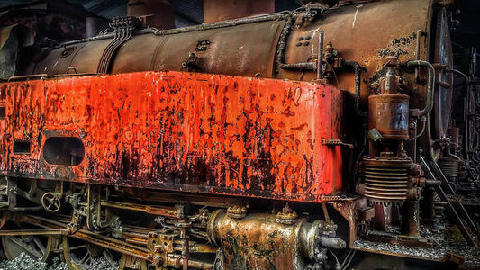 Old Locomotive  - Art Print