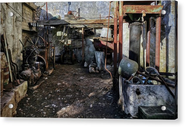 Old Olive Mill - Acrylic Print
