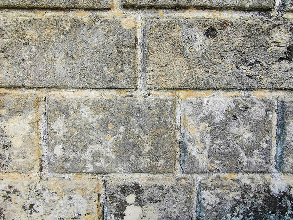 Old stone Bricks Surface - Art Print