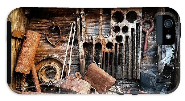 Old Tools In The Olive Grove - Phone Case - Enet Images
