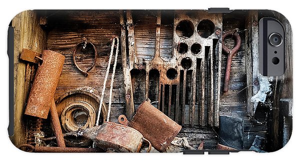 Old Tools In The Olive Grove - Phone Case - Enet Images