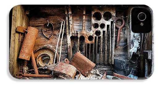 Old Tools In The Olive Grove - Phone Case - Enet Images