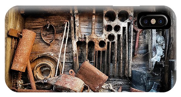 Old Tools In The Olive Grove - Phone Case - Enet Images
