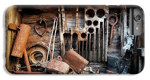 Old Tools In The Olive Grove - Phone Case - Enet Images