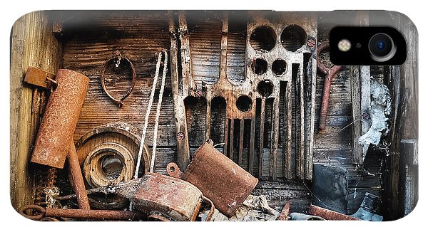 Old Tools In The Olive Grove - Phone Case