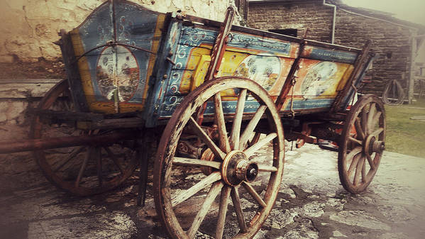 Old Wagon - Art Print