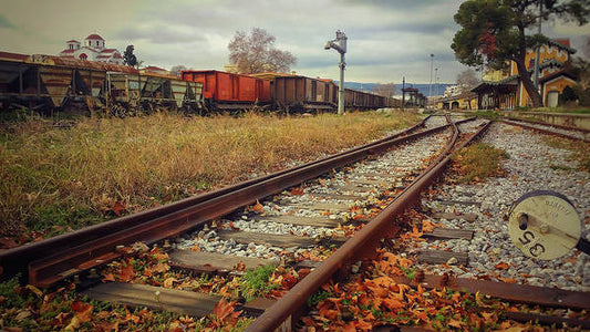 On The Old Rails - Art Print