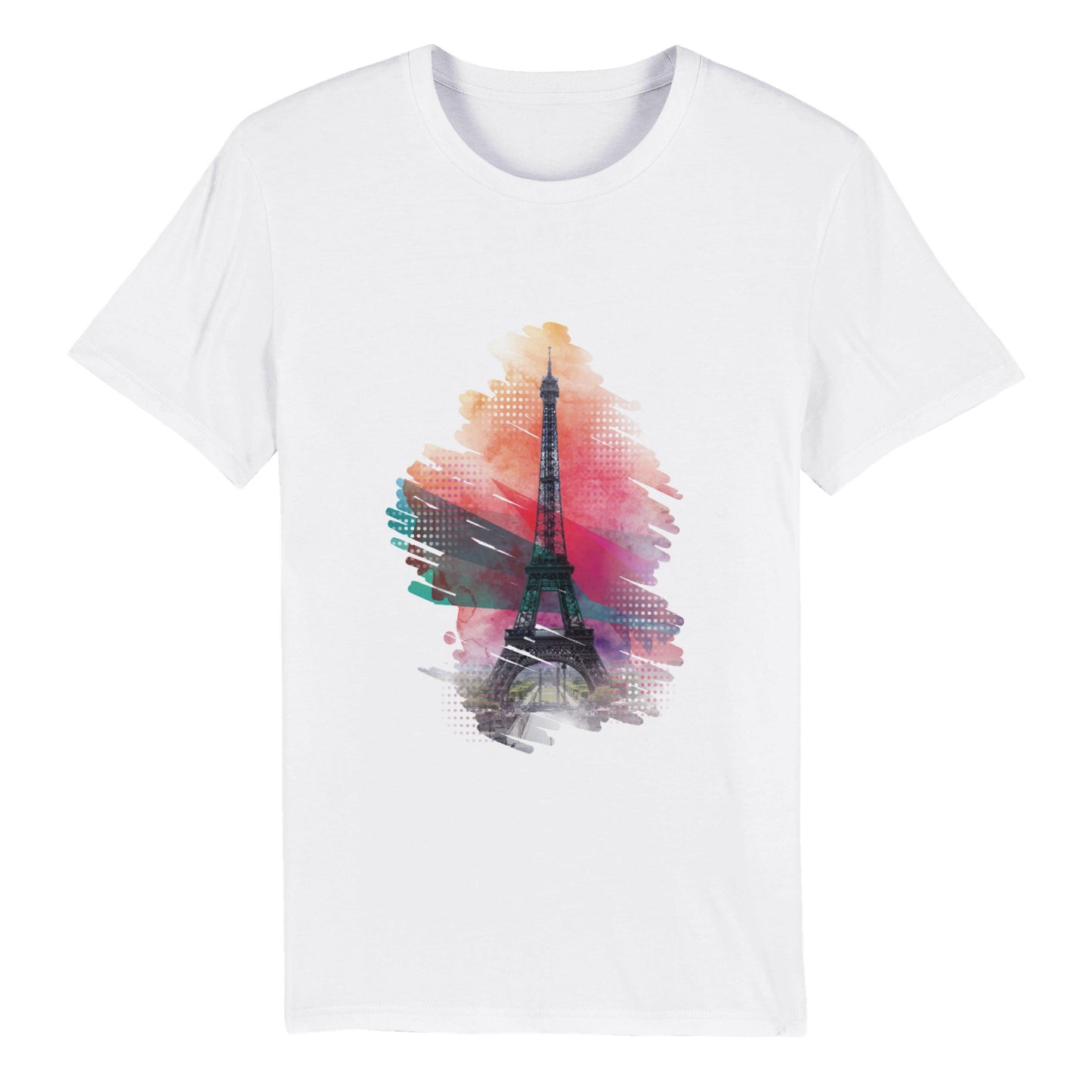 100% Organic Unisex T-shirt/France-Paris