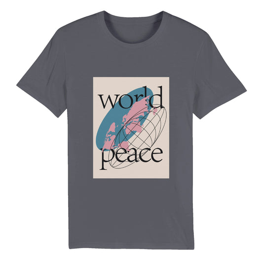 100% Organic Unisex T-shirt/World-Peace