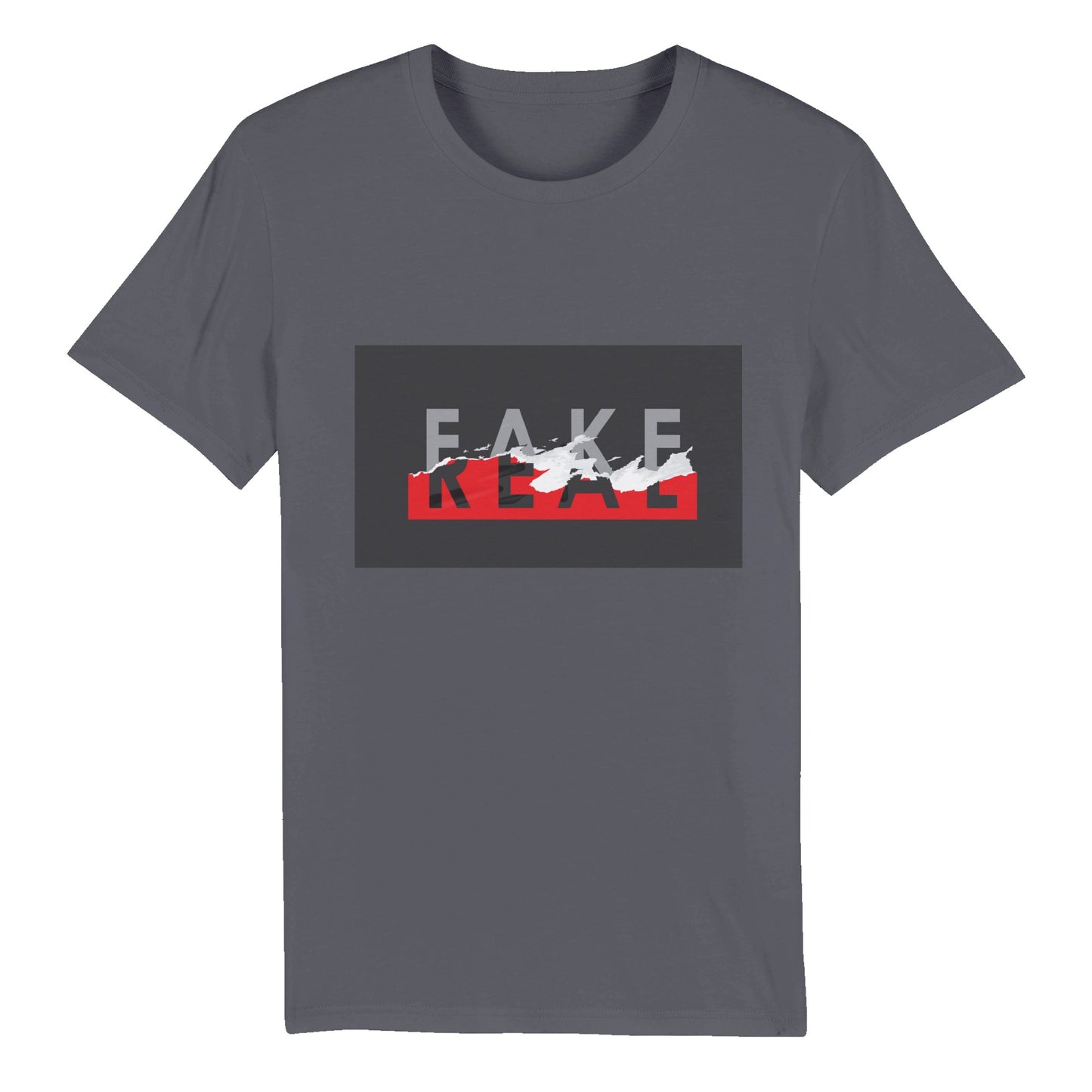 100%Organic Unisex T-shirt/Fake-Real