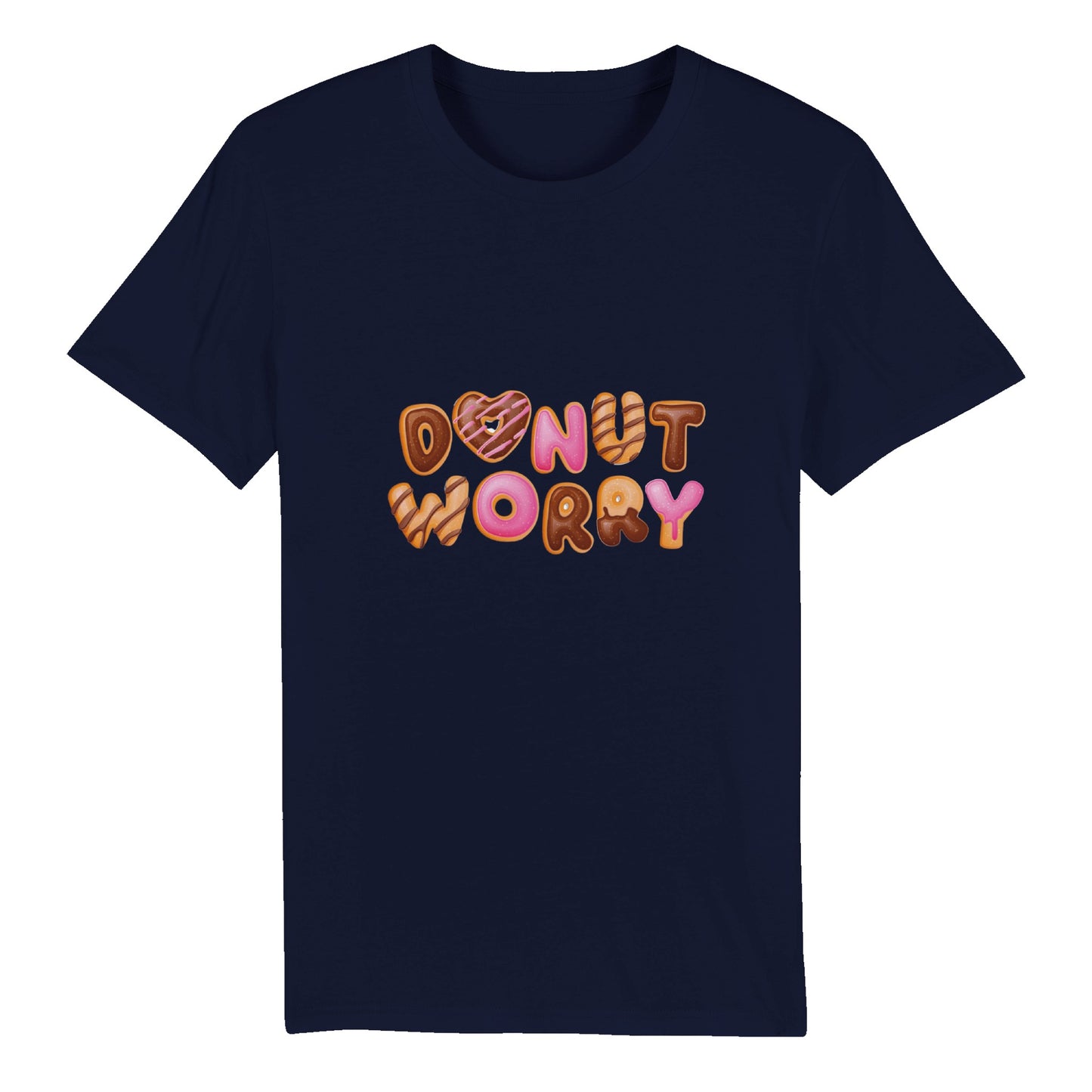 100% Organic Unisex T-shirt/Donut-Worry