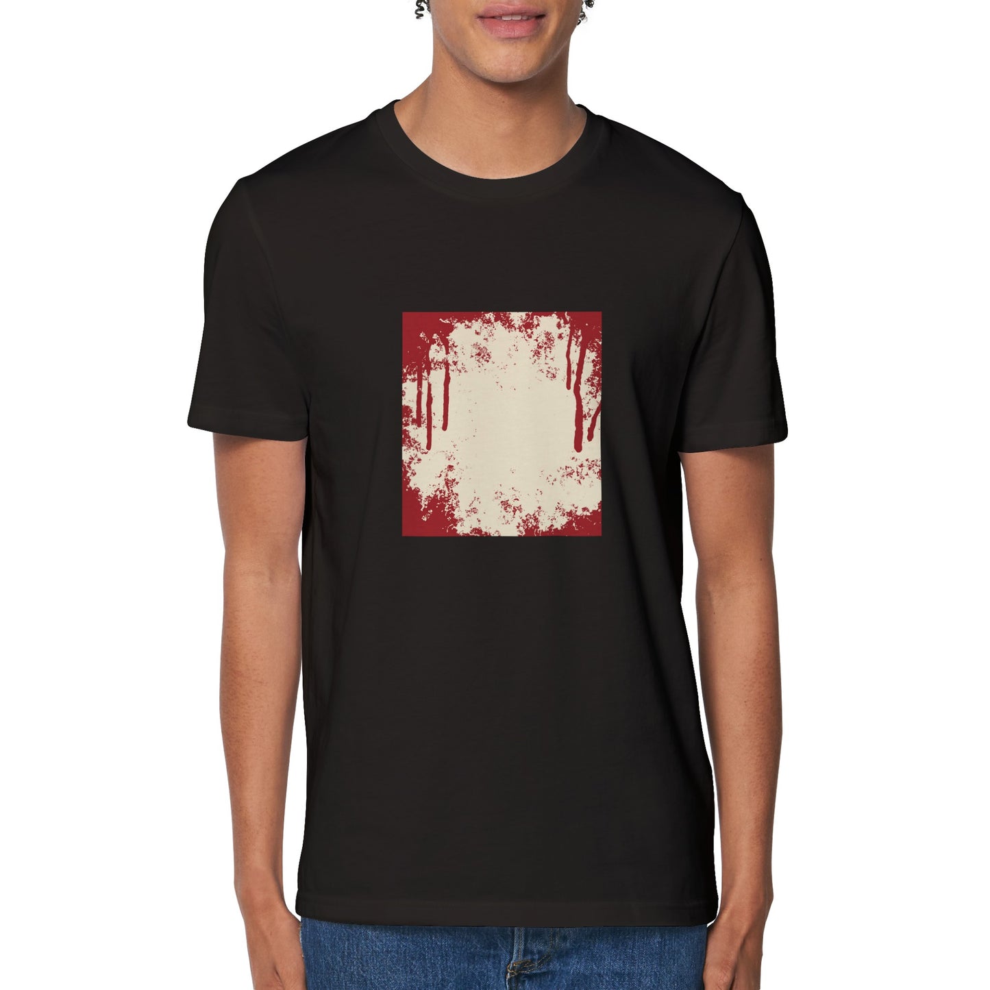 100% Organic Unisex T-shirt/Blood-Pattern
