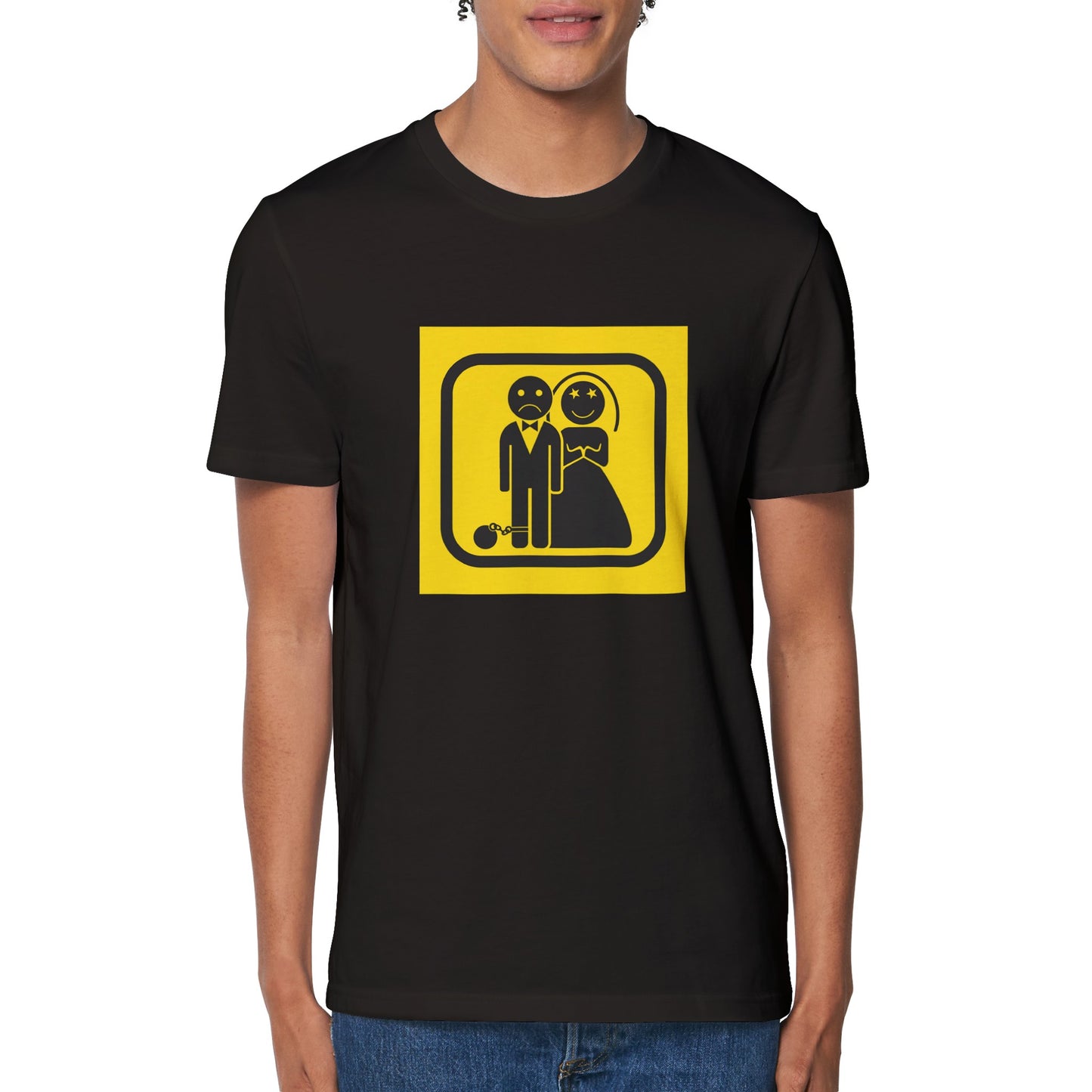 100% Organic Unisex T-shirt/Just-Married