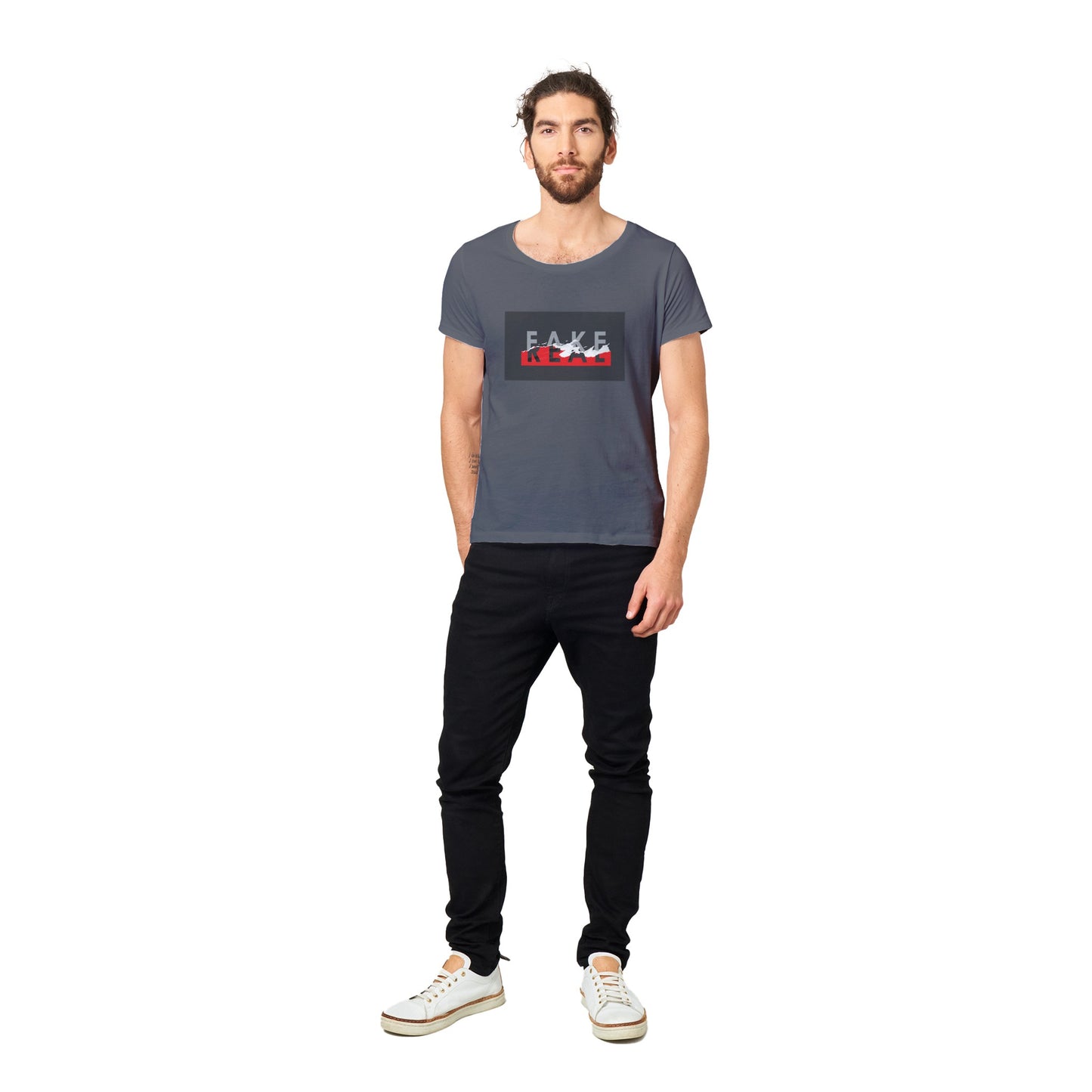 100%Organic Unisex T-shirt/Fake-Real
