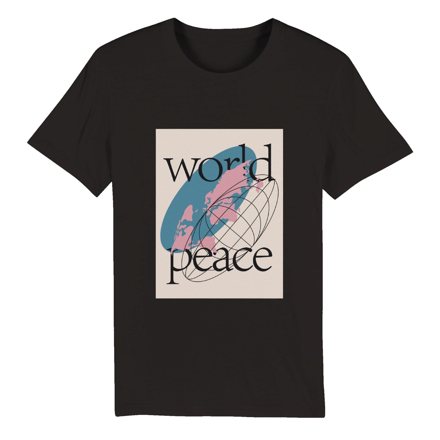 100% Organic Unisex T-shirt/World-Peace
