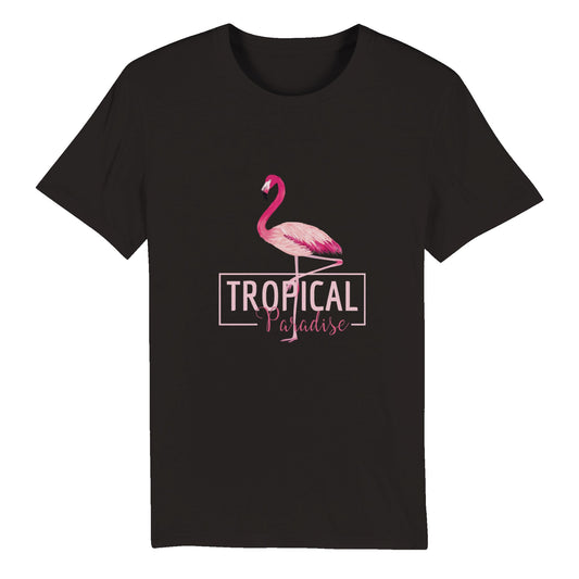 100 % Bio Unisex T-Shirt/Flamingo-Tropical-Paradise