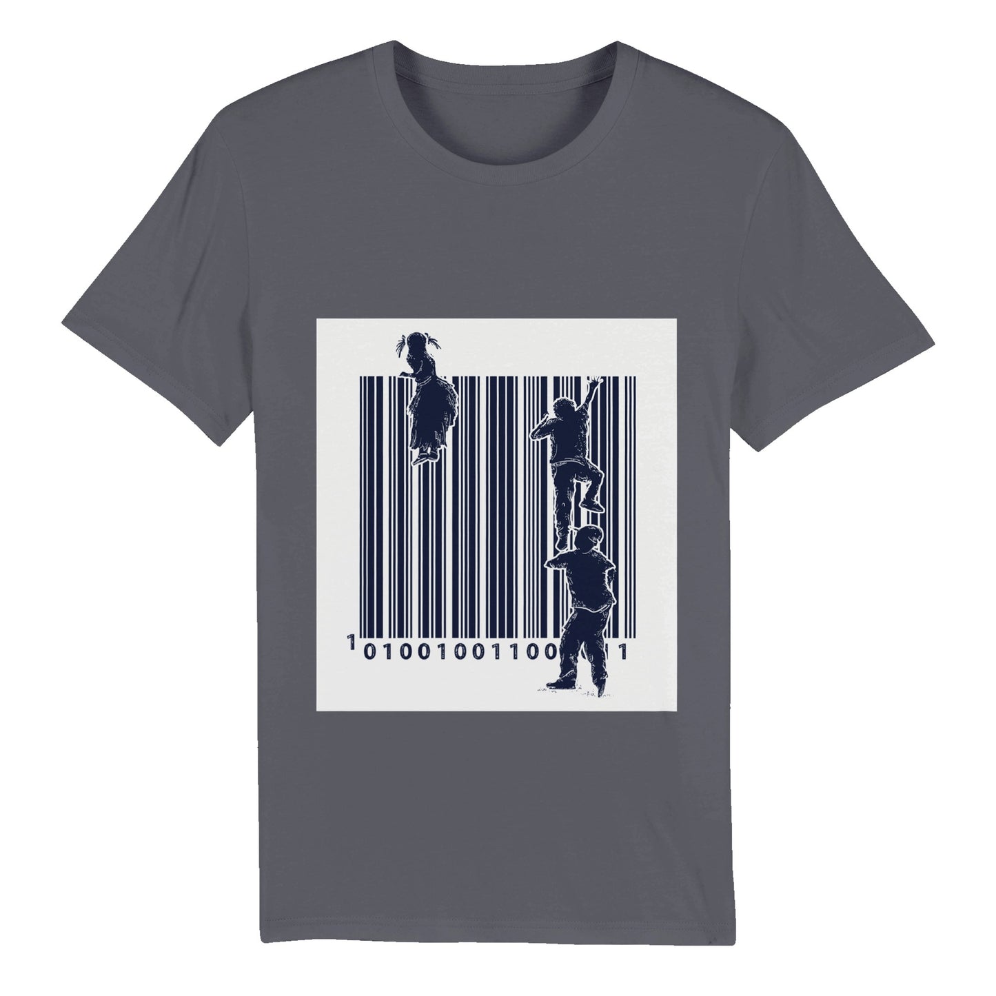 100 % Bio-Unisex-T-Shirt/Barcode
