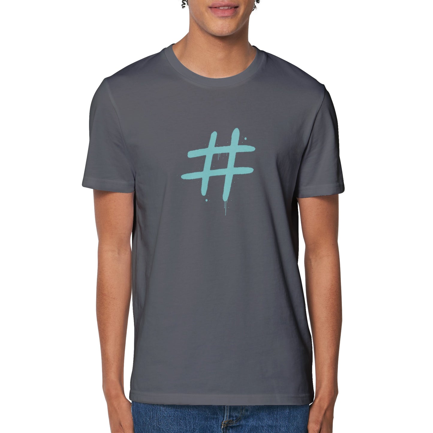 100% Organic Unisex T-shirt/Hashtag