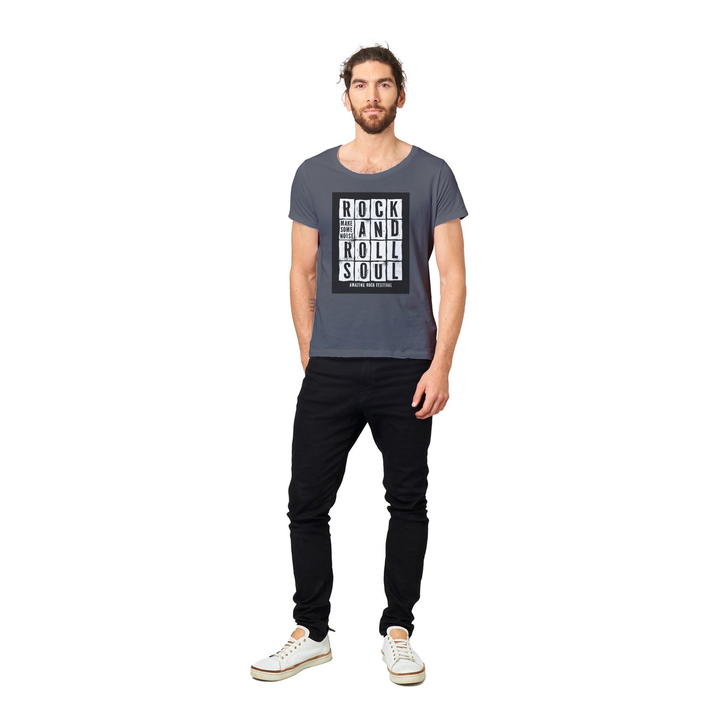 100% Organic Unisex T-shirt/Rock-And-Roll-Soul