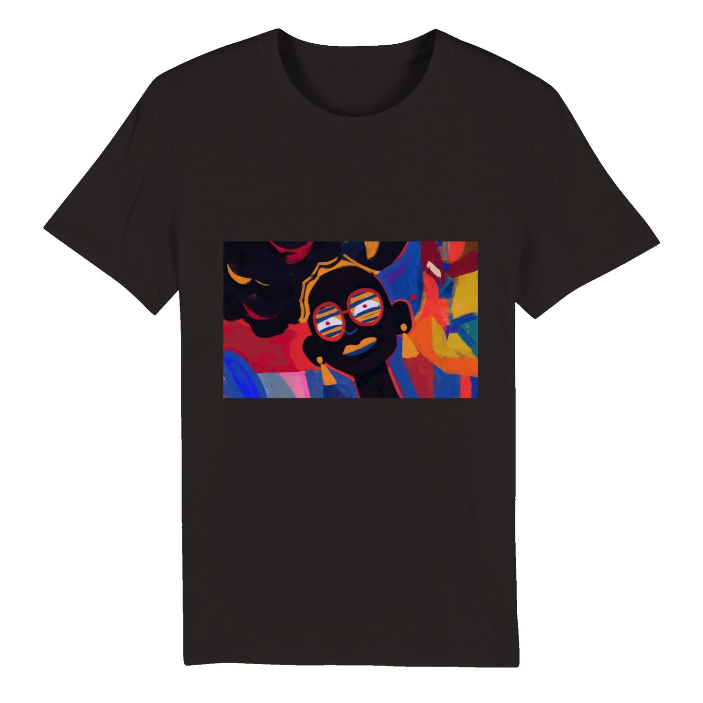 100% Organic Unisex T-shirt/Abstract-Afro