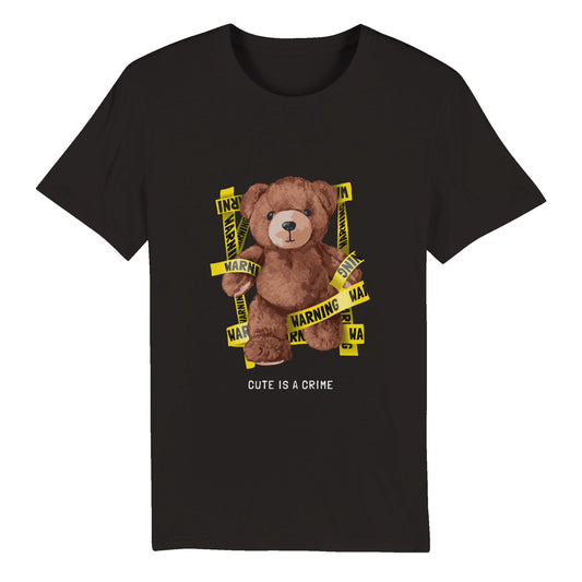 100% οργανικό Unisex T-shirt/Cute-Is-A-Crime