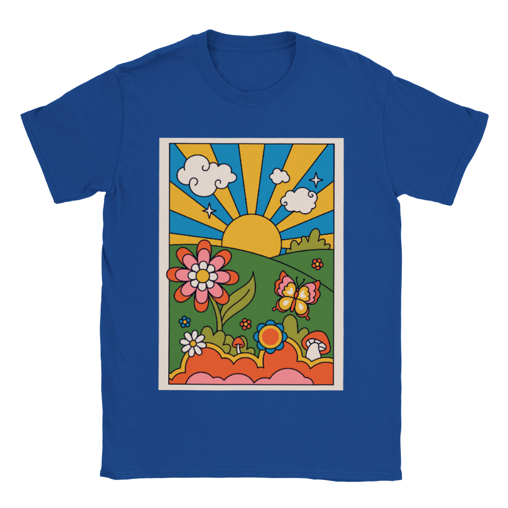 Budget Unisex Crewneck T-shirt/Peace-Nature