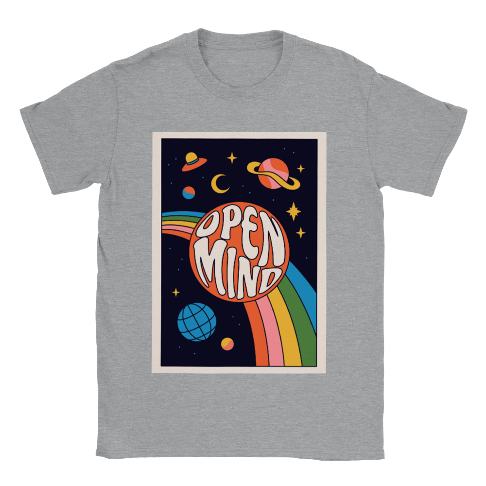 Budget Unisex Crewneck T-shirt/Open-Mind