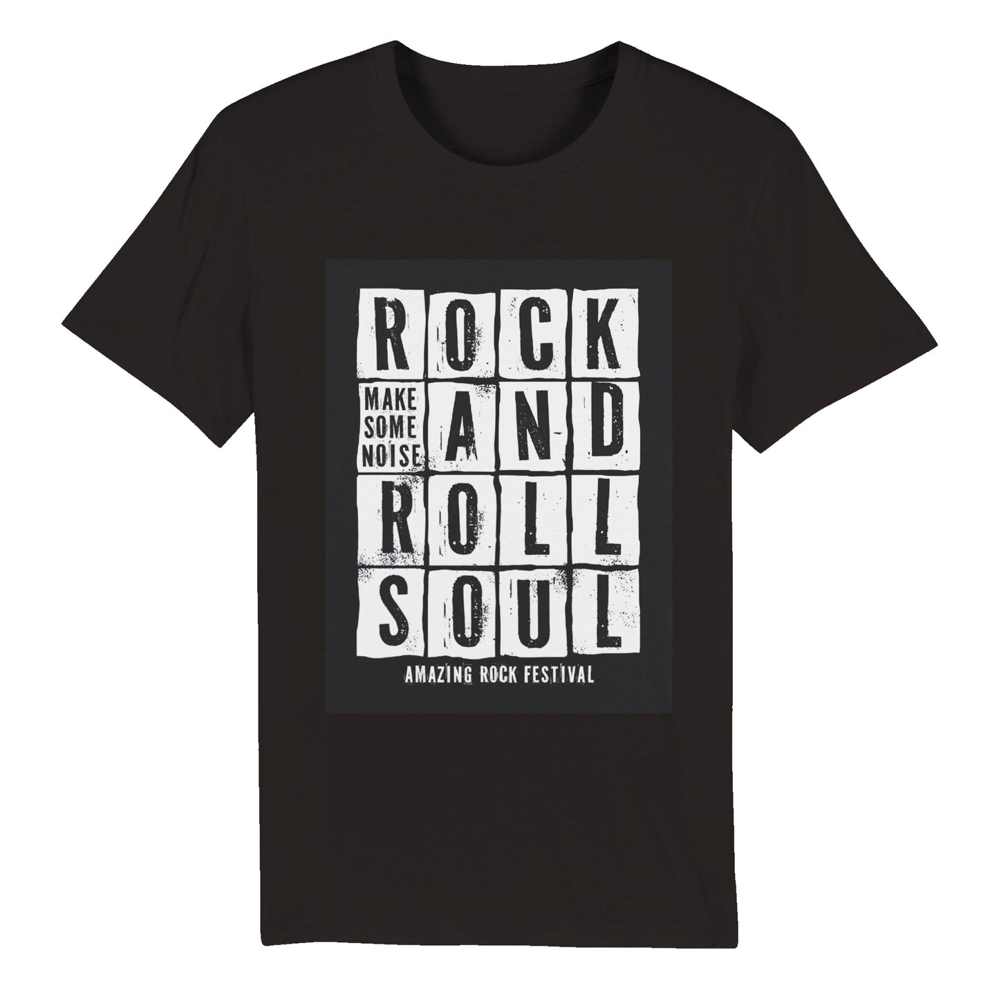 100% Organic Unisex T-shirt/Rock-And-Roll-Soul