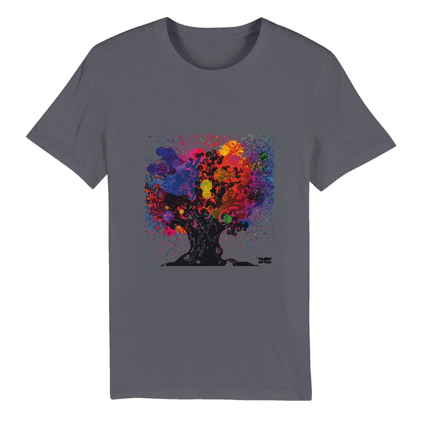 100 % Bio-Unisex-T-Shirt/Abstrakter Baum