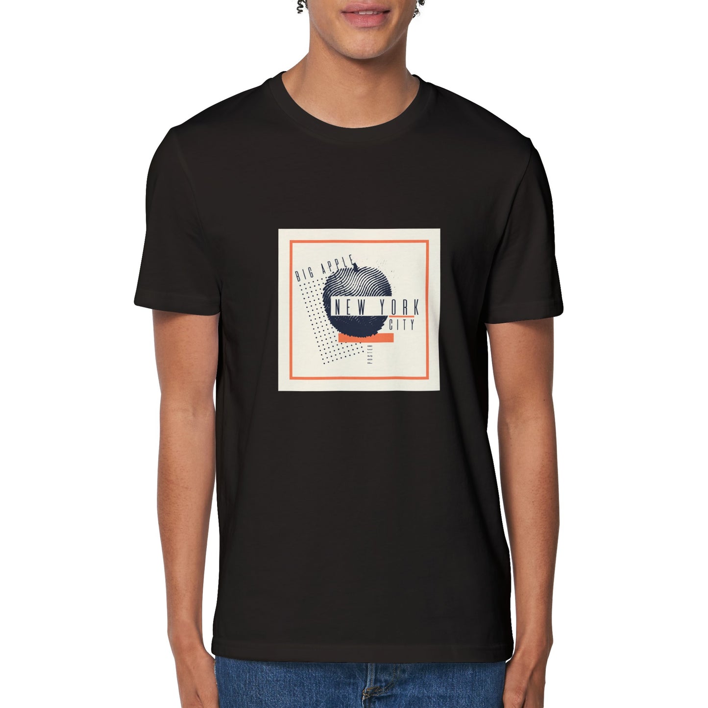 100% Organic Unisex T-shirt/Big-Apple-NY