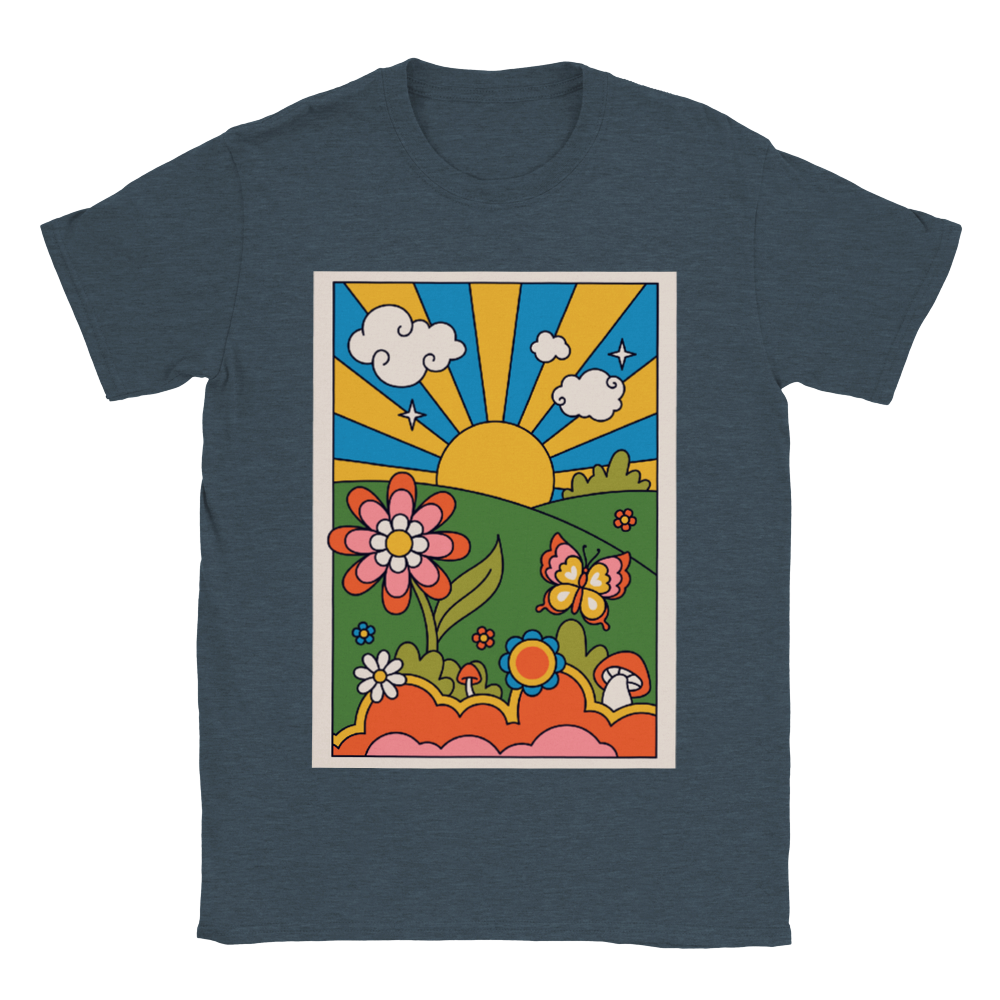 Budget Unisex Crewneck T-shirt/Peace-Nature