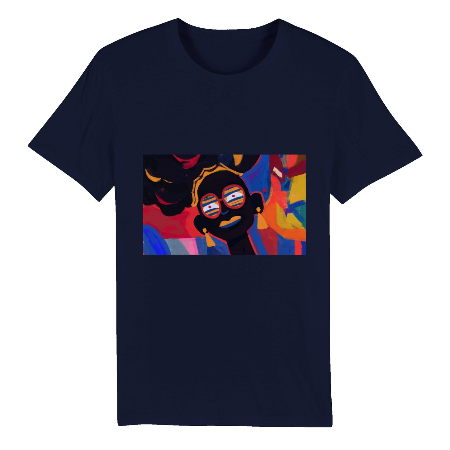 100% Organic Unisex T-shirt/Abstract-Afro