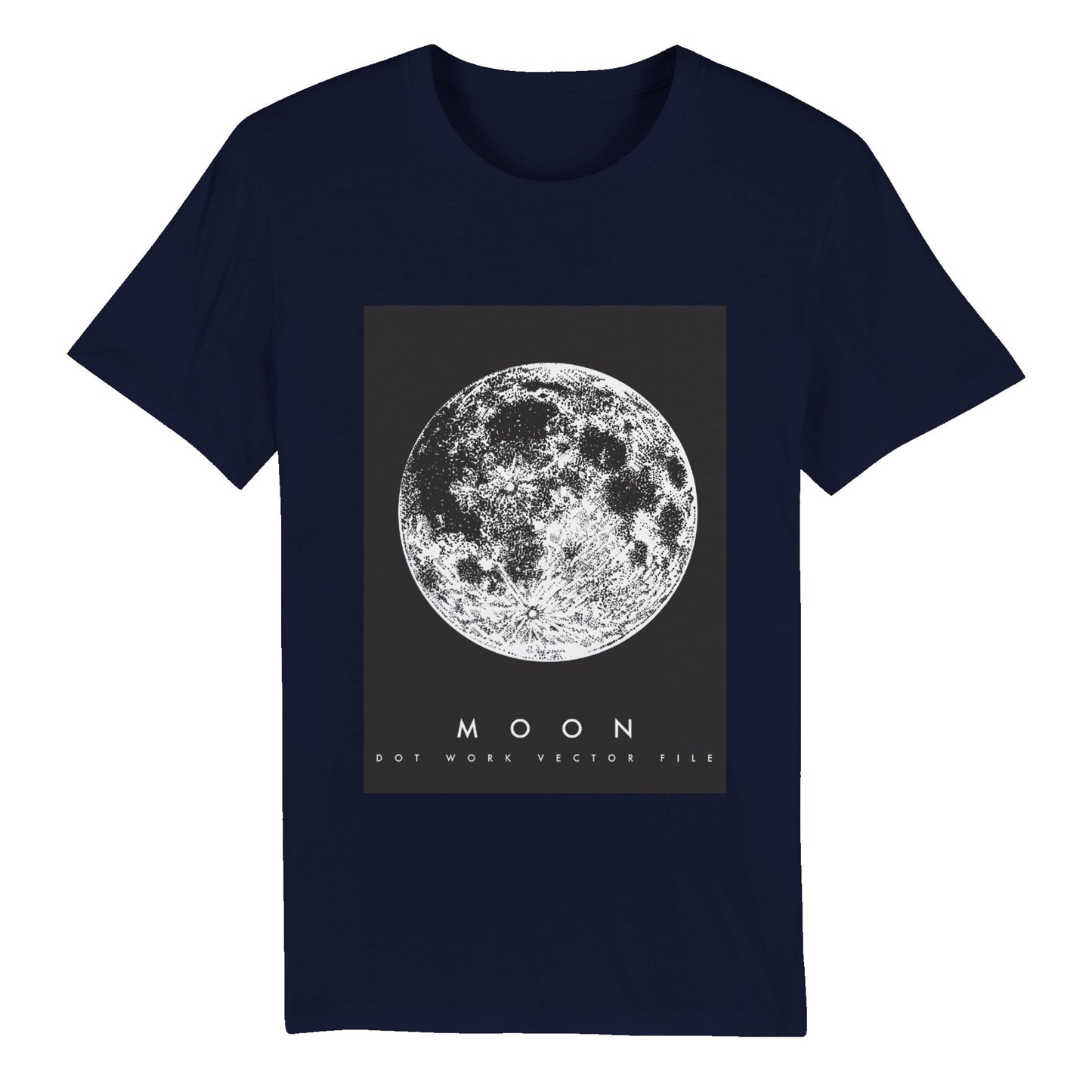 100% Organic Unisex T-shirt/The-Moon