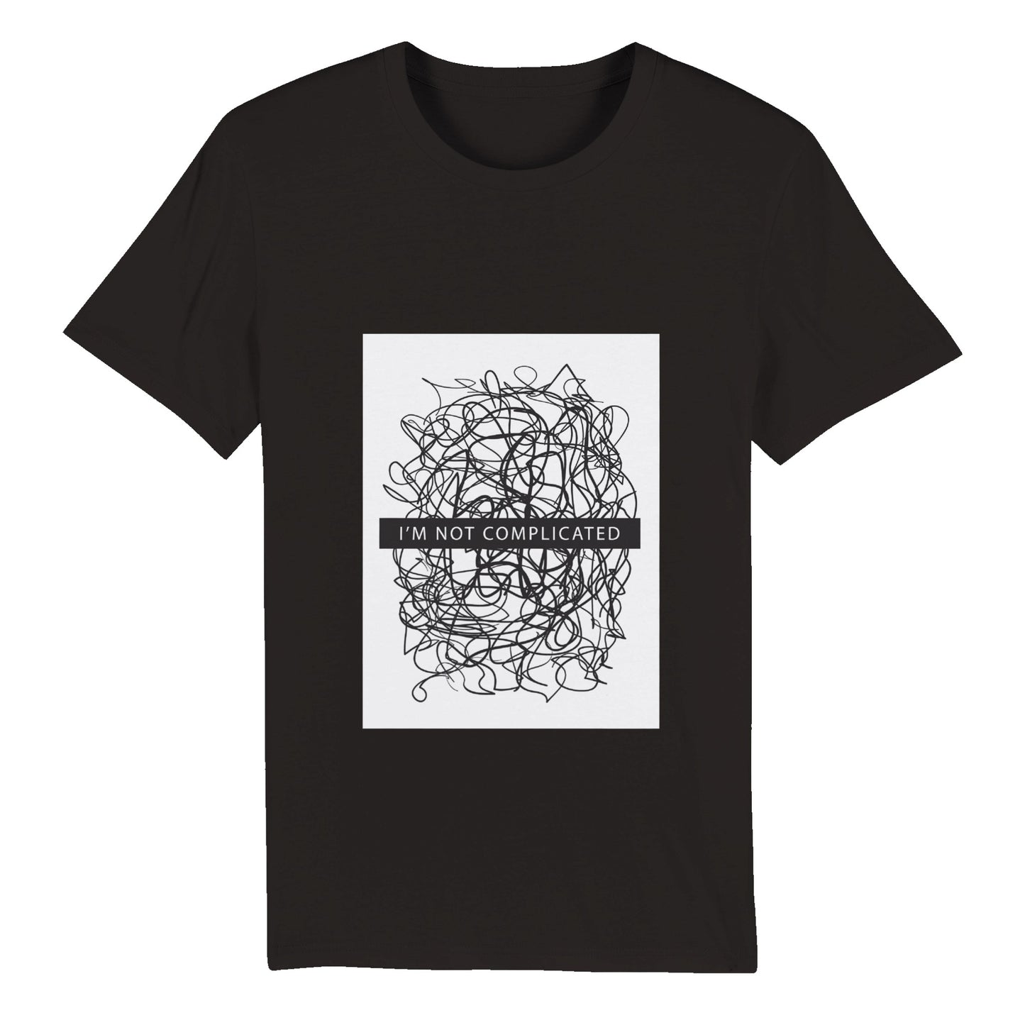 100% Organic Unisex T-shirt/Not-Complicated