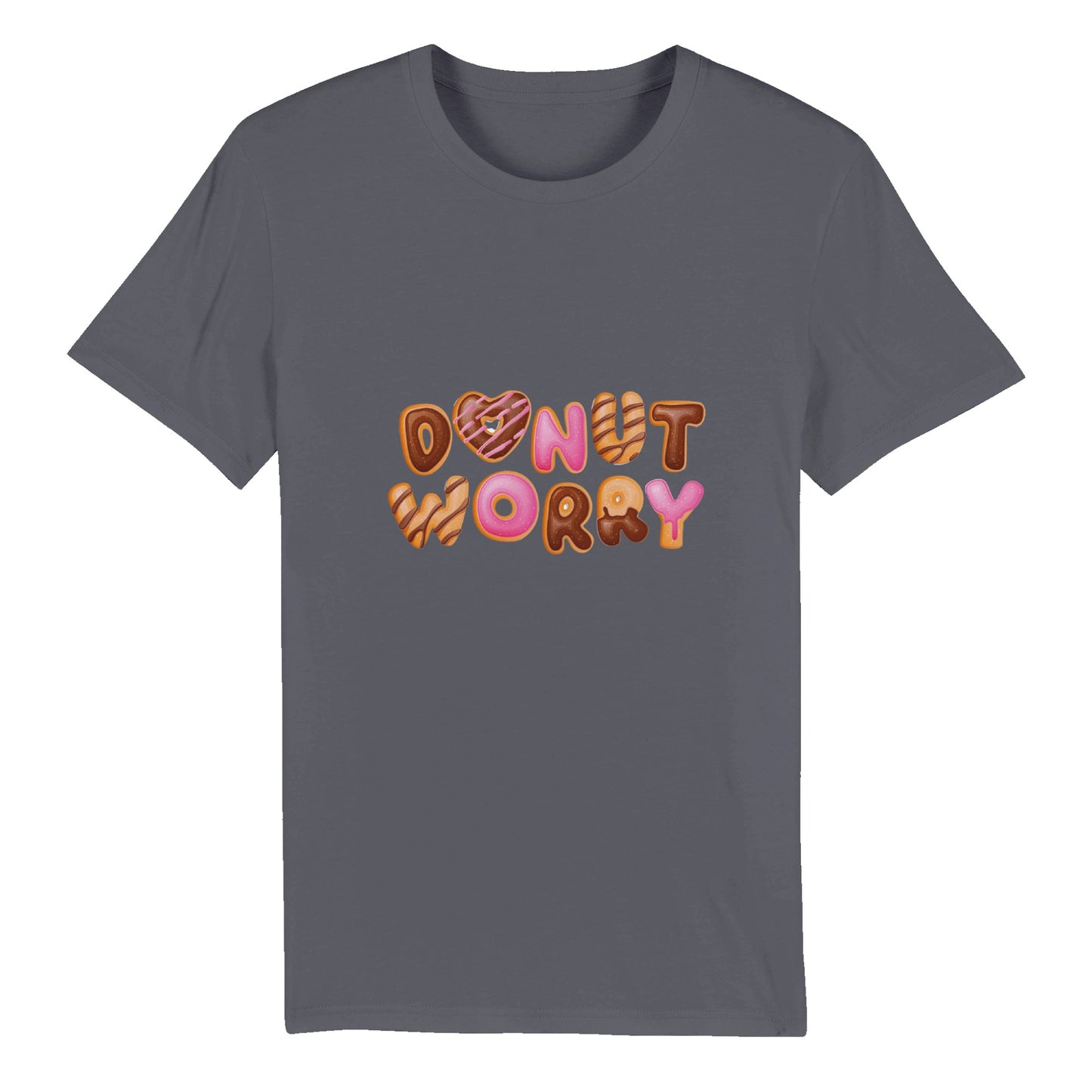 100% Organic Unisex T-shirt/Donut-Worry