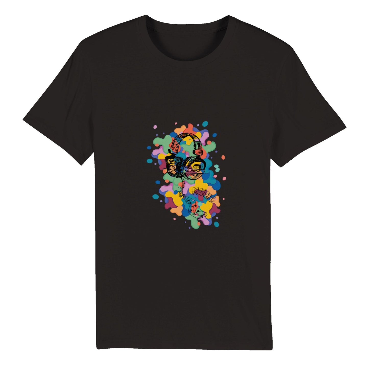 100 % Bio-Unisex-T-Shirt/Musikfarbe