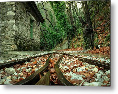 Rail tracks - Metal Print