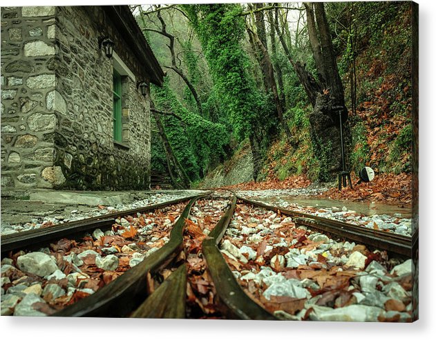 Rail tracks - Acrylic Print
