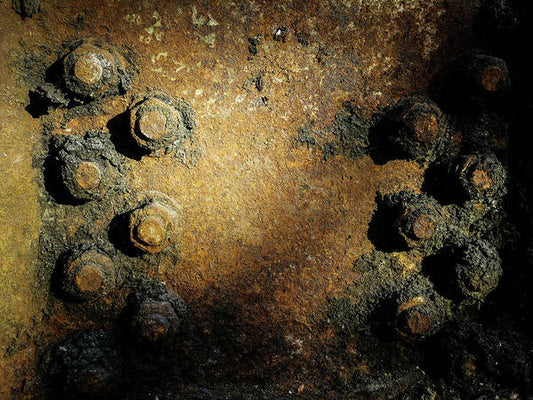 Rusty screws - Art Print