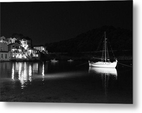Sailing Boat In The Night - Μεταλλική εκτύπωση