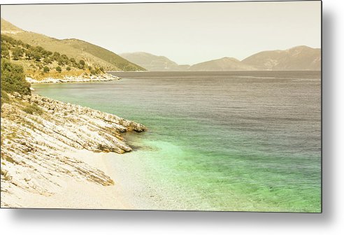 Secluded beach - Metal Print